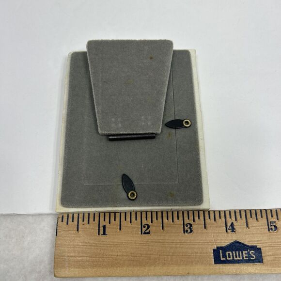 Vintage Figi Child Pictures Drawings ABCD 1234 Resin Frame 3.5” X 4.5" Felt Back - Picture 7 of 9